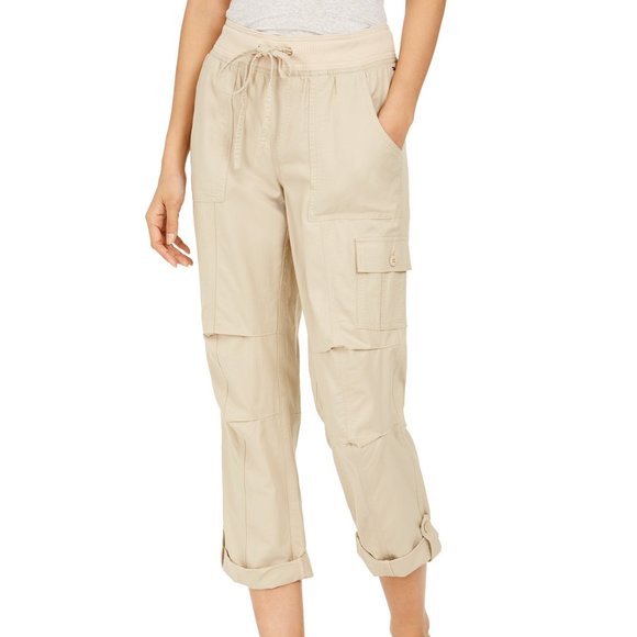 Tommy Hilfiger Pants - Tommy Hilfiger Womens Cropped Cargo Pants X-Large